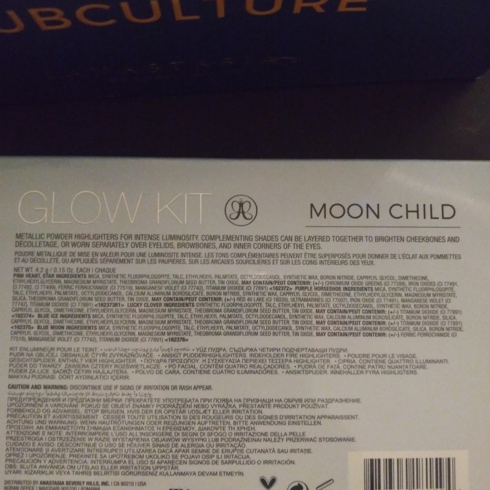 Anastasia Beverly Hill Moon Child glow kit